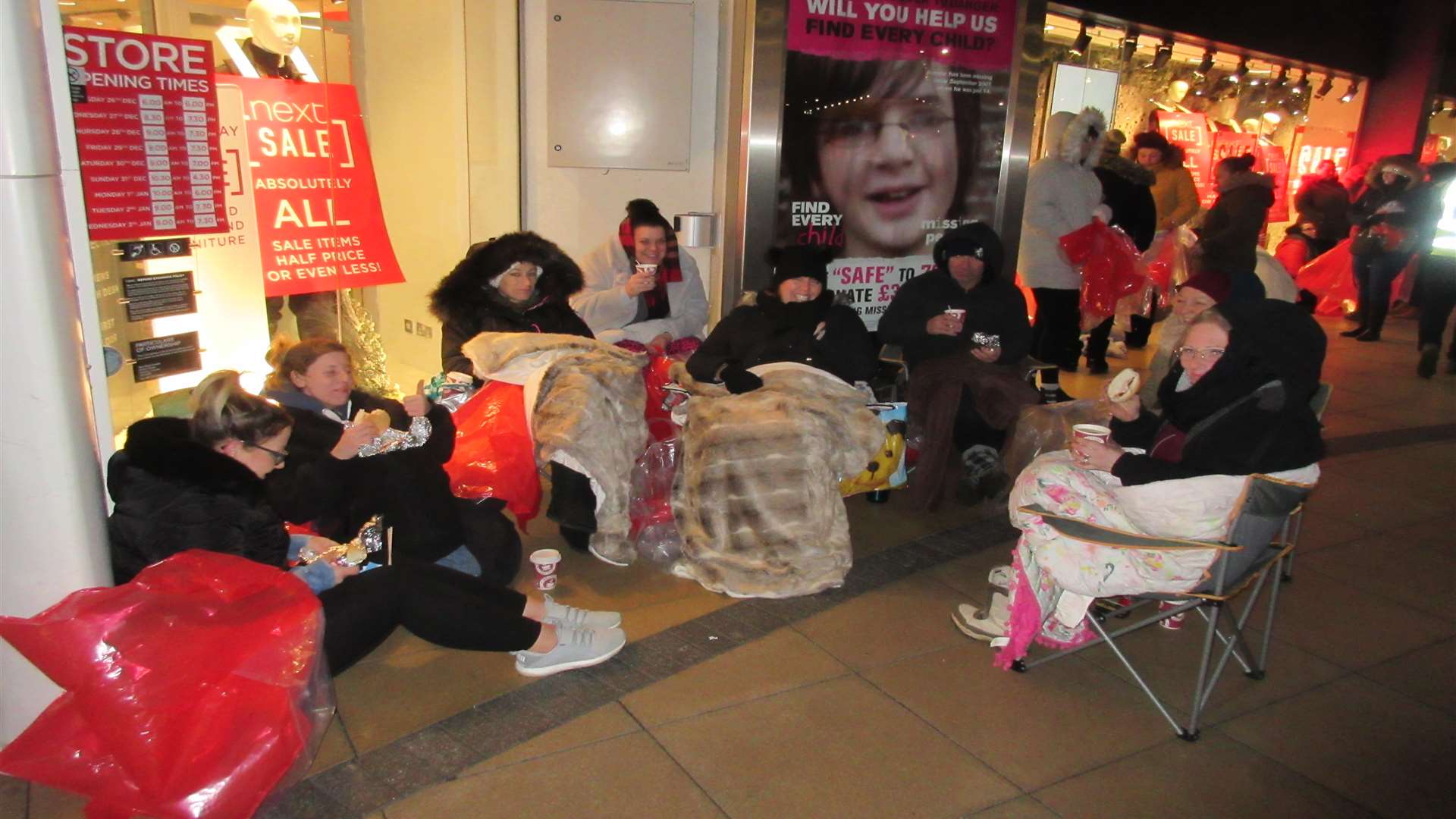 Shoppers started queuing at 2am