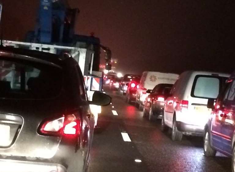 Delays are expected to last into the night on the M26. Stock picture