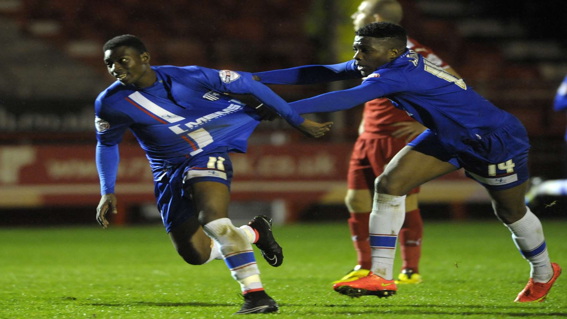 Jermaine McGlashan celebrates scoring the equaliser Picture: Barry Goodwin