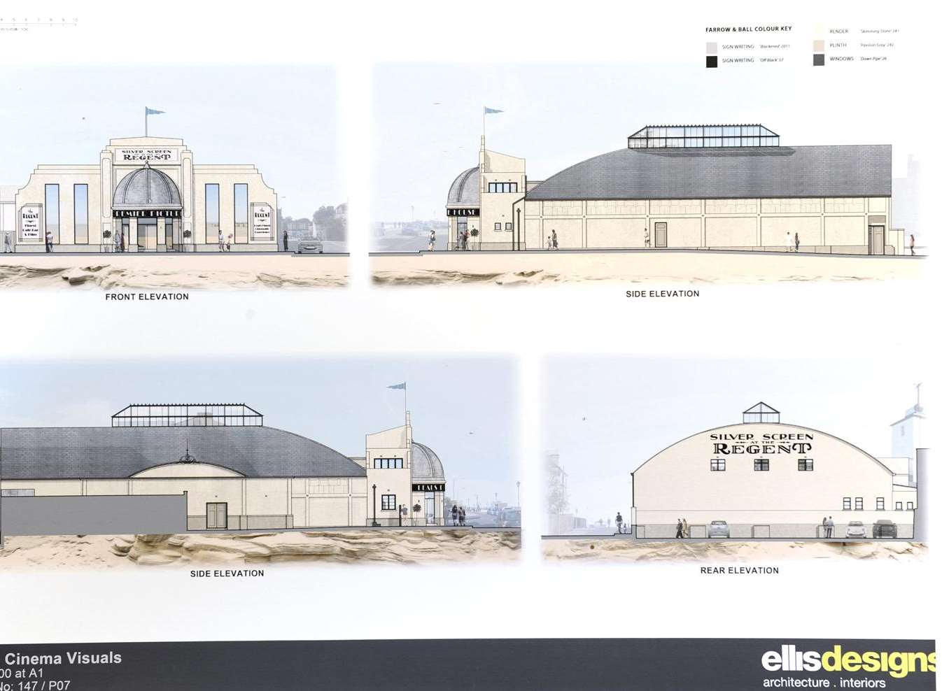 Plans for the Regent Cinema in Deal