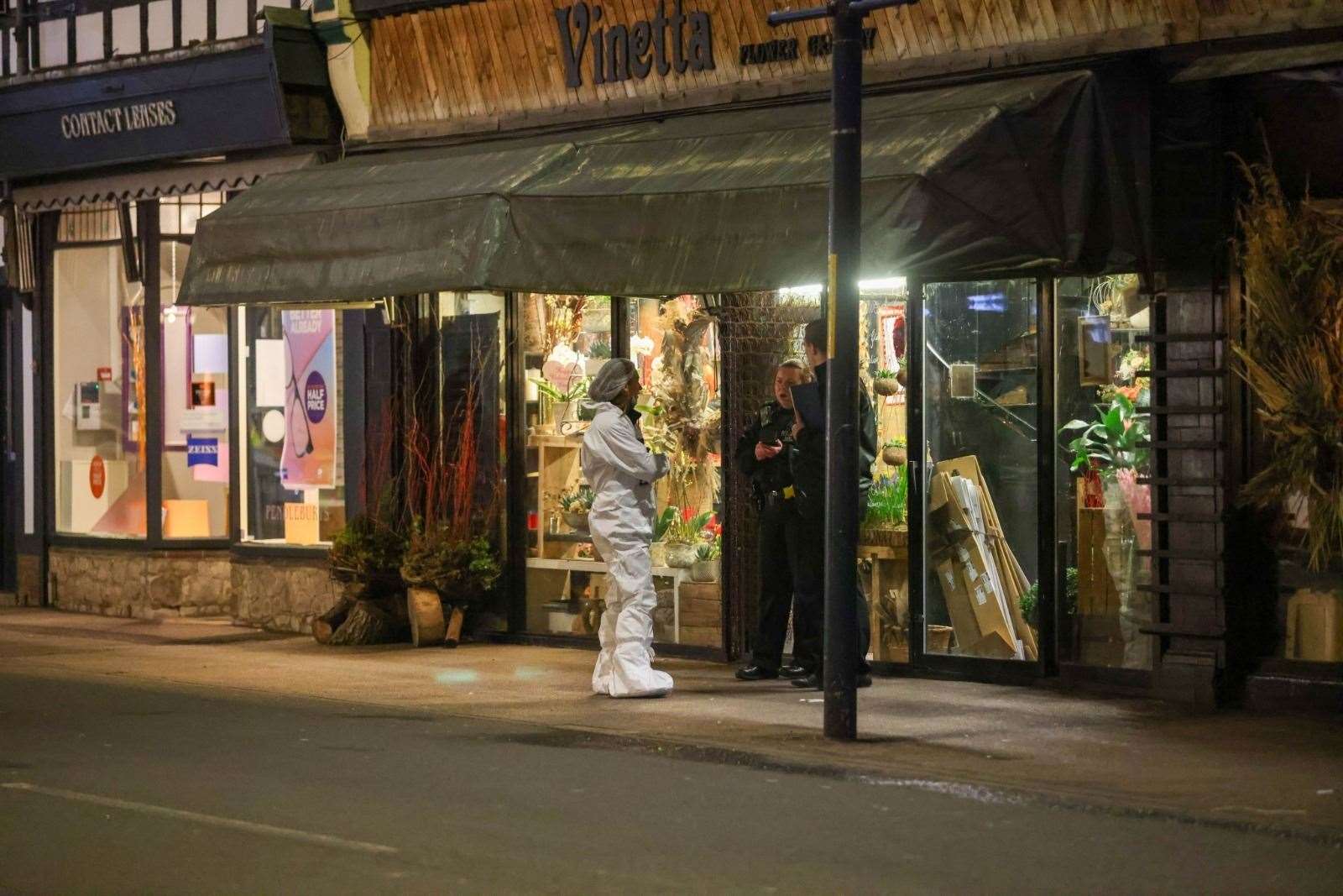 Pudding Lane was shut while police investigated. Picture: UKNIP