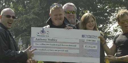 LUCKY MAN: Tony Stubley with partner Julie and The Stranglers. Picture: KATHARYN BOUDET