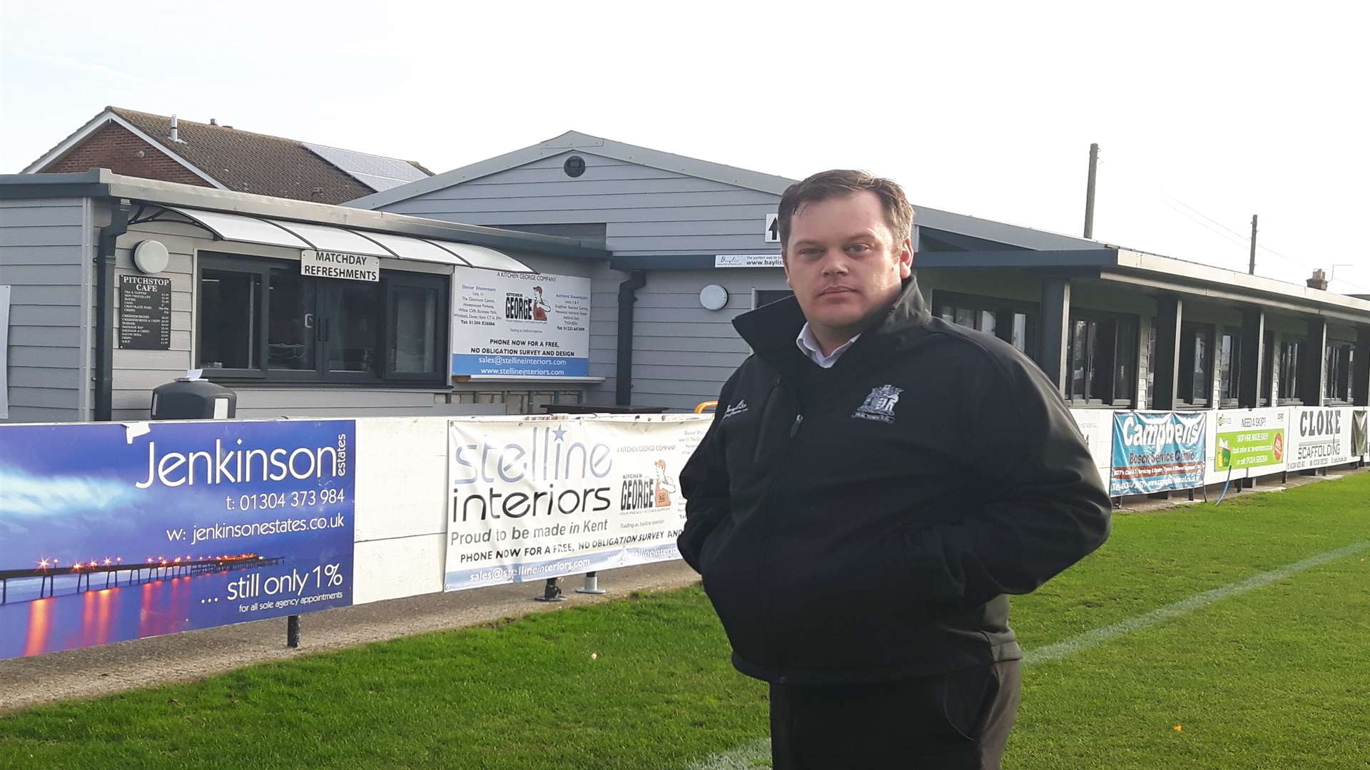 Robert Marriott, chairman of Deal Town Football Club.