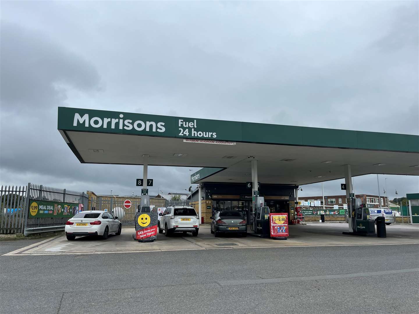 Morrisons Petrol Garage in Knight Road, Strood