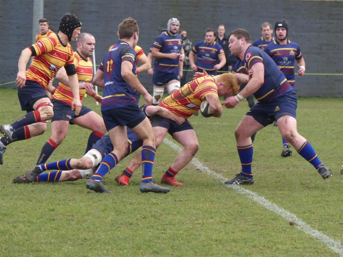 Medway in action last weekend in their win over Cobham