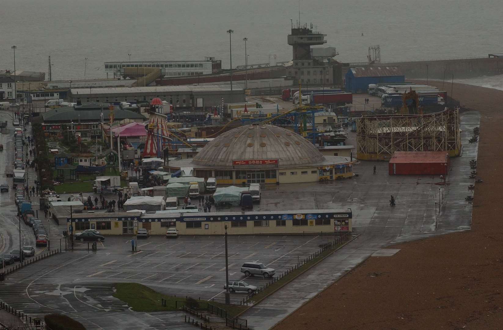 The Rotunda site in 2003, pictured from the Leas Cliff. Picture: Matt McArdle