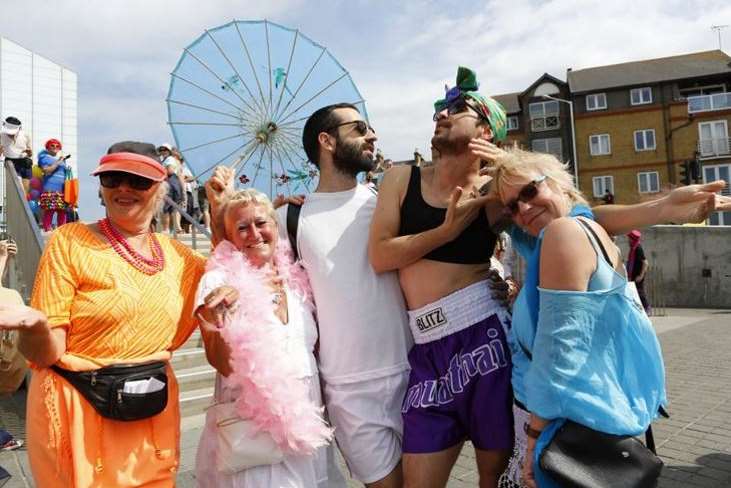 The parade at Margate last year Picture: Andy Jones