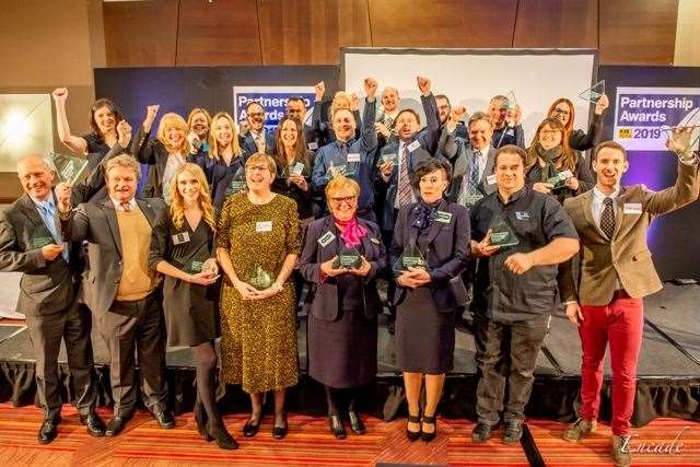 KM Charity Partnership Awards five-year, gold and platinum award winners