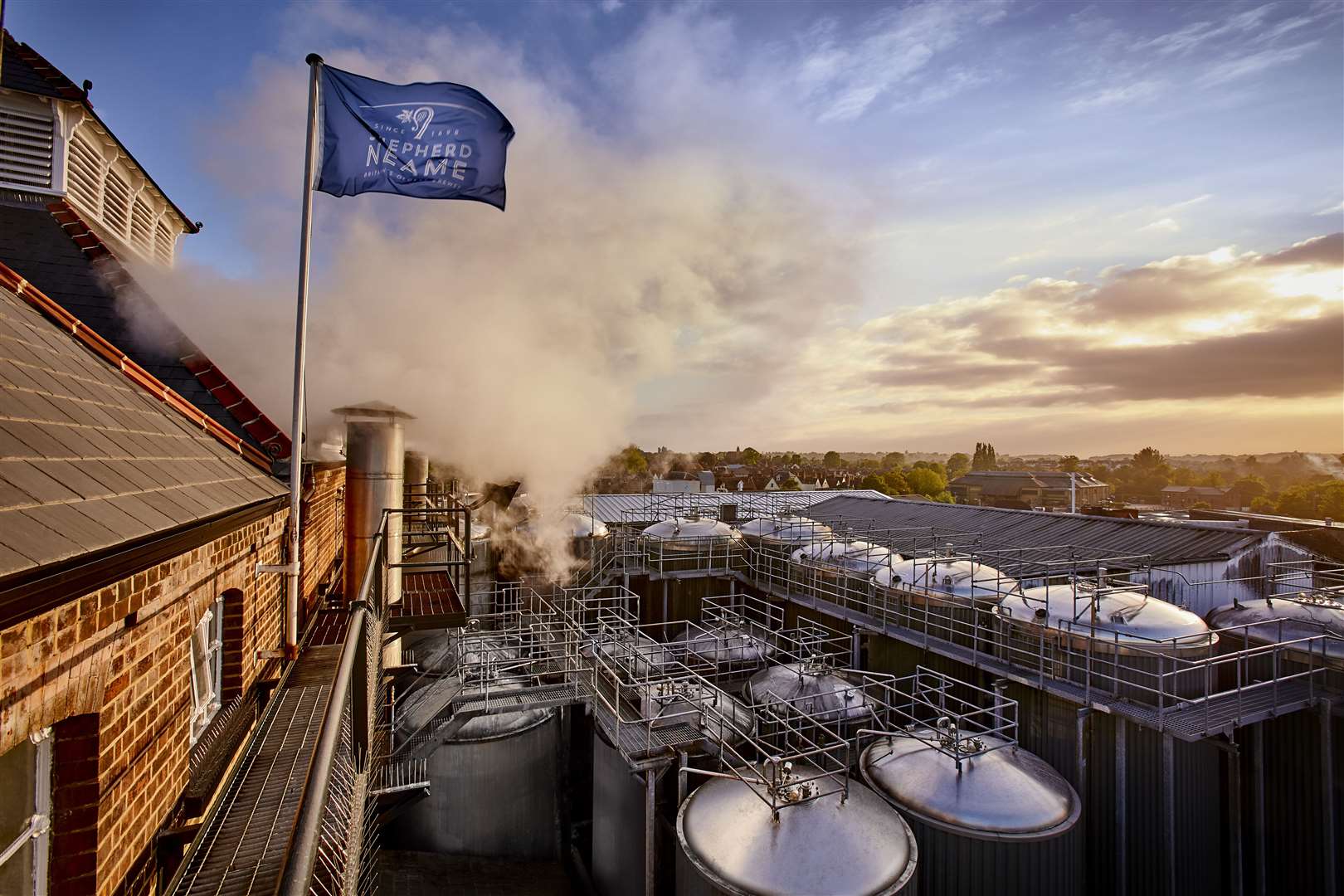 The Shepherd Neame brewery in Faversham