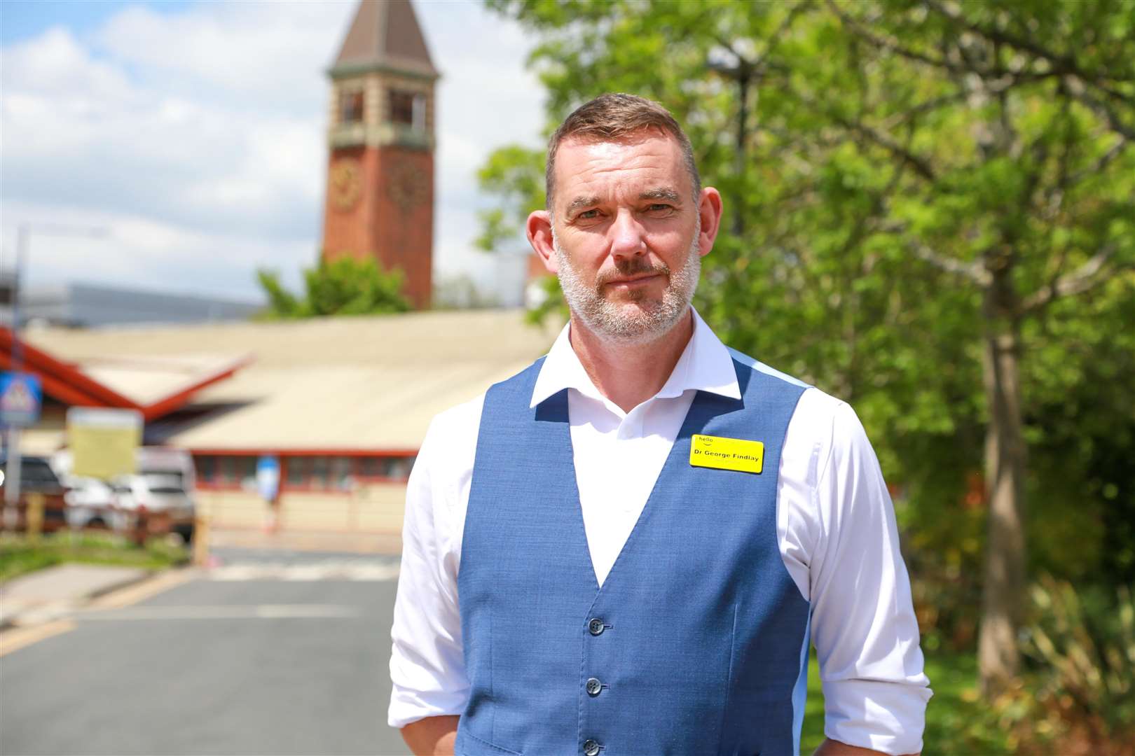 Dr George Findlay, chief executive at Medway NHS Trust and Medway Maritime Hospital, said he was proud of the cancer services at the hospital. Picture: Medway NHS Trust