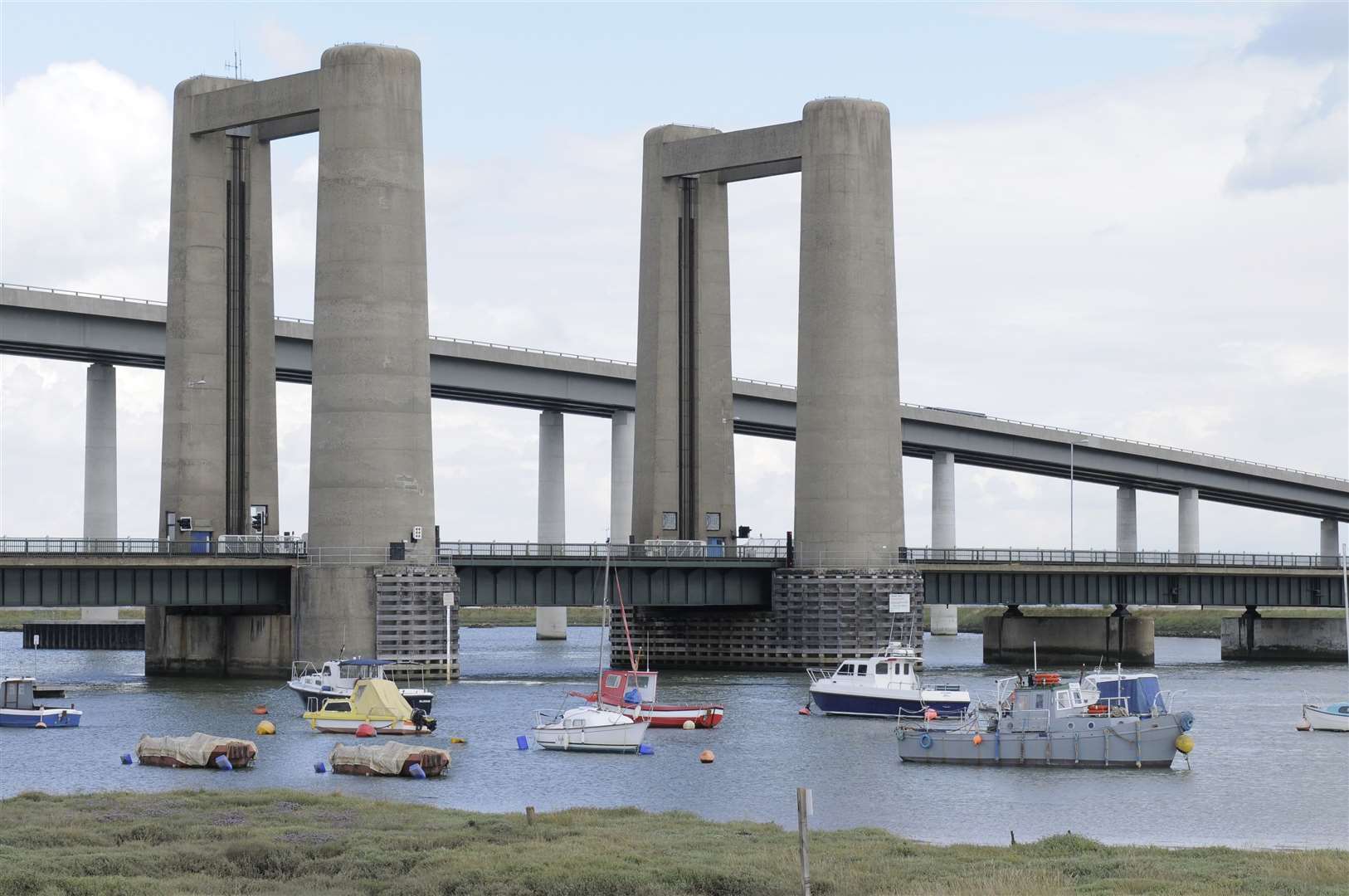 Trains services were disrupted due to a fault at the Kingsferry Bridge