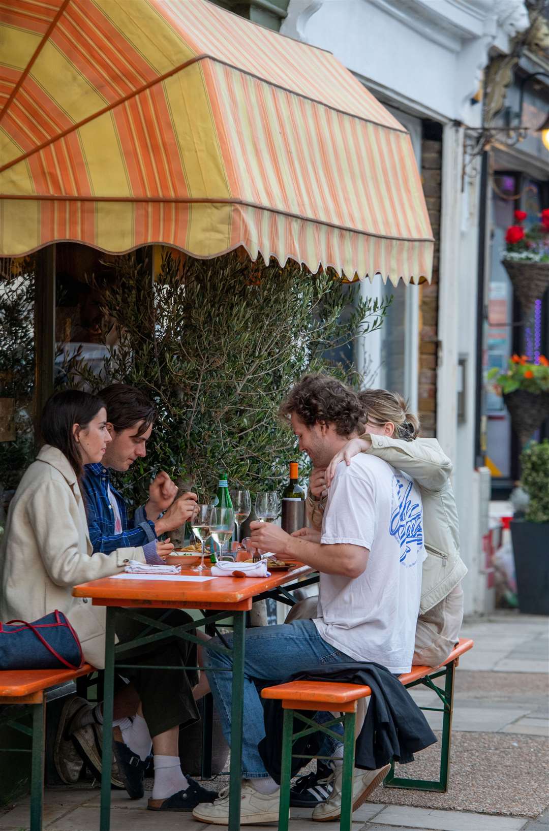 The John Dory in Sandgate also offers outdoor seating. Picture: Kate Noble Photography