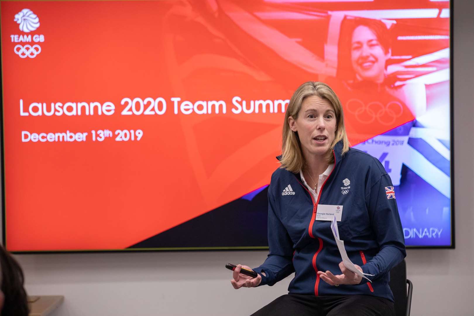 Georgina Harland, BOA Chef De Mission for the 2022 Winter Olympics Picture: TeamGB.com