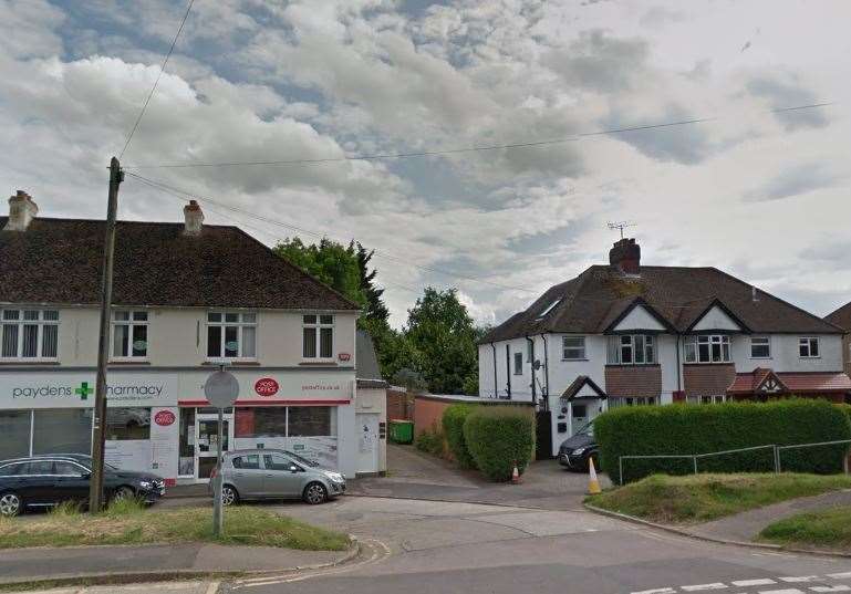 The post office in Ashford Road