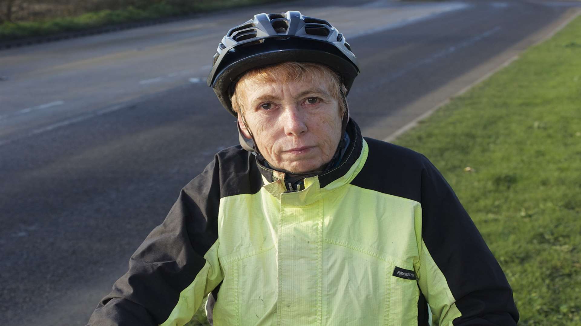 Helen Knell is campaigning for better cycling provision to be made on Lower Road, Minster