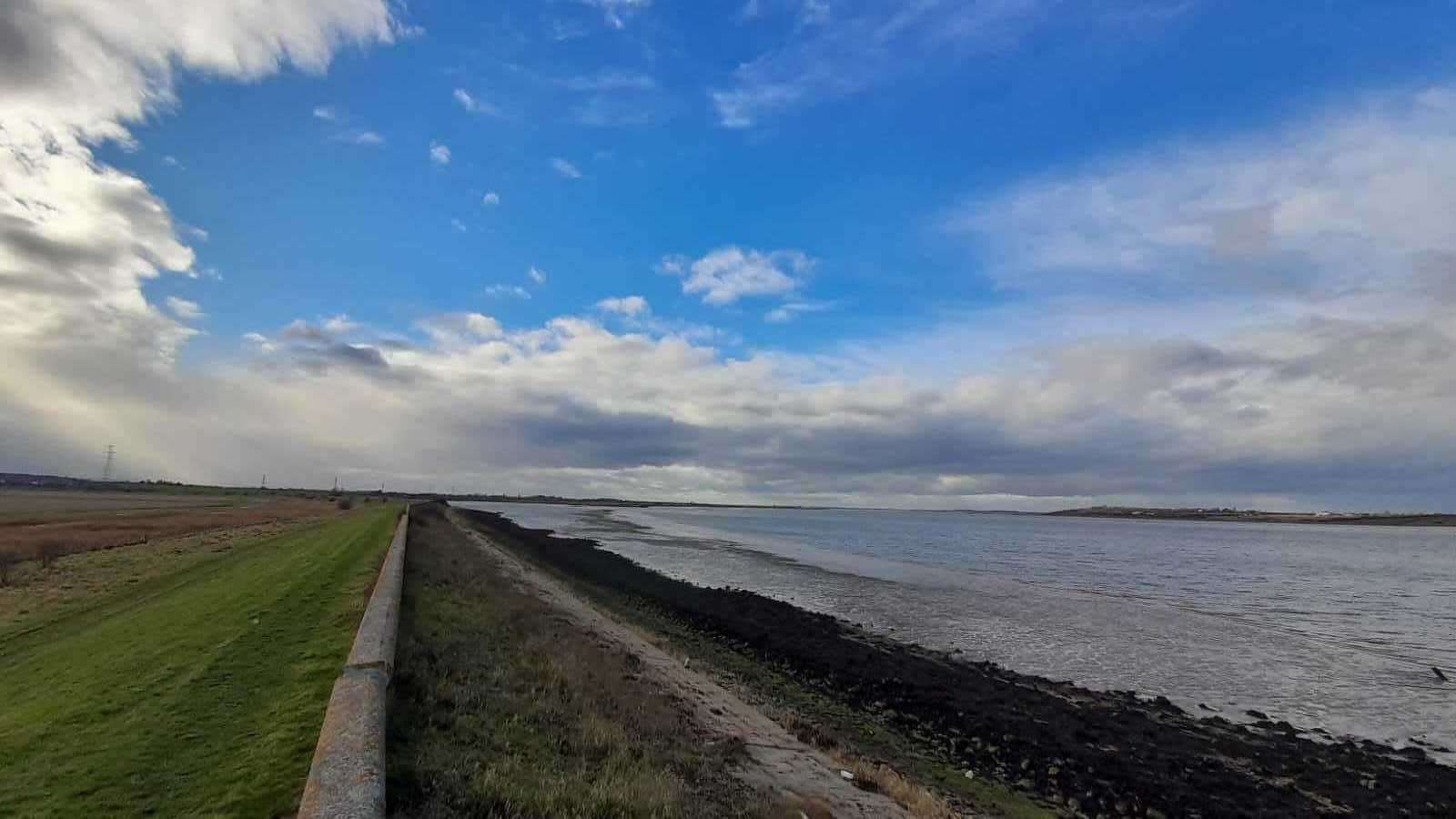 The trail is part of the England Coast Path