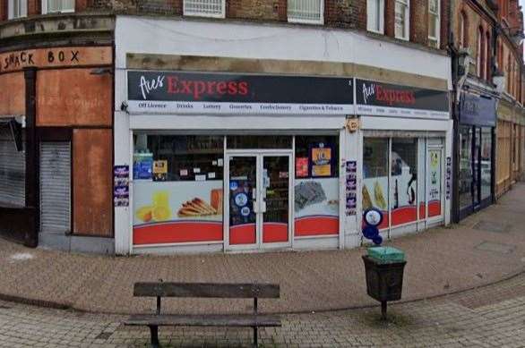 Aces Express in Spital Street has been stripped of its licence to sell alcohol. Photo: Google