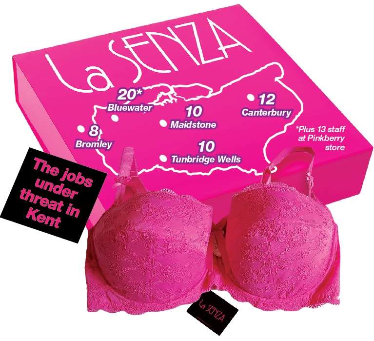 La Senza jobs at risk in Kent