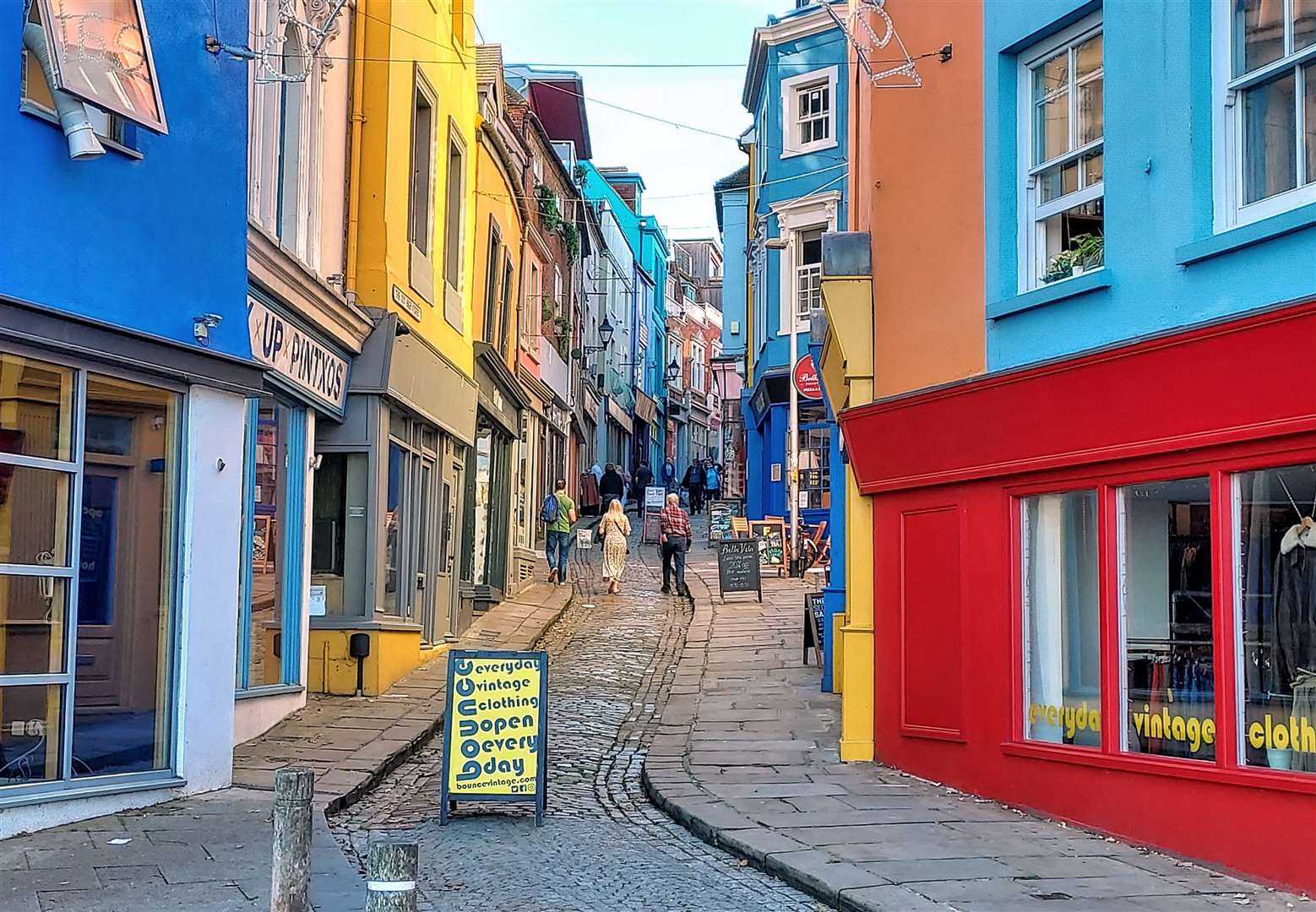 Old High Street in the Creative Quarter, Folkestone