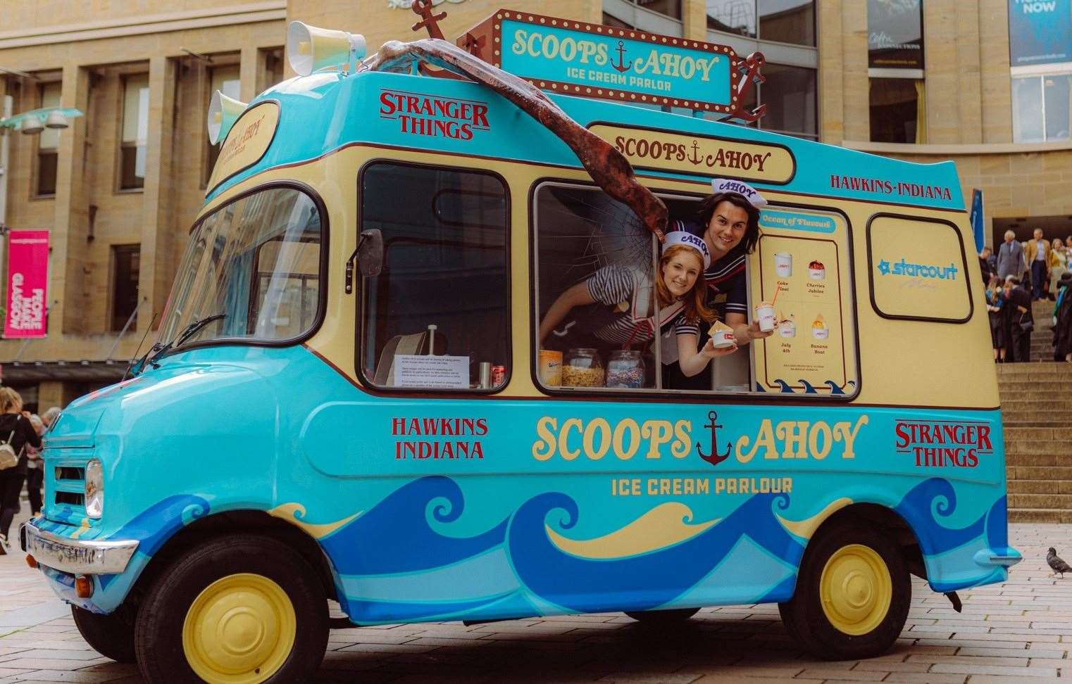 The Stranger Things Scoops Ahoy ice cream parlour