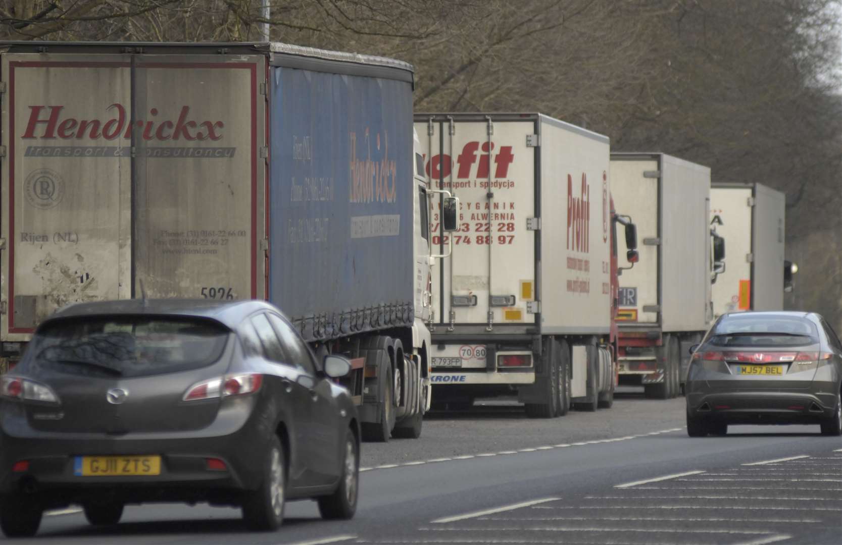 There remains a hope to open a lorry park near to Brenley Corner in the future