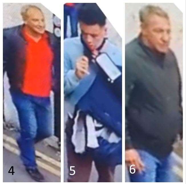 Police want to track down nine men after a fight in Canterbury. Picture: Kent Police