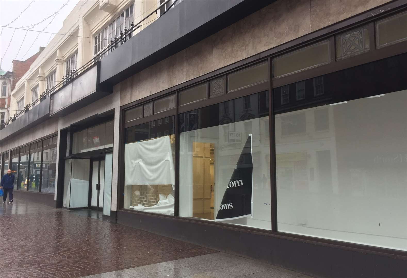 Folkestone's Debenhams closed last month