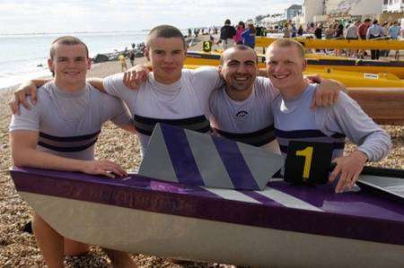 Left to right: Stephen Holmes, Ollie Hook, Devon Whiteman and Charlie Creed