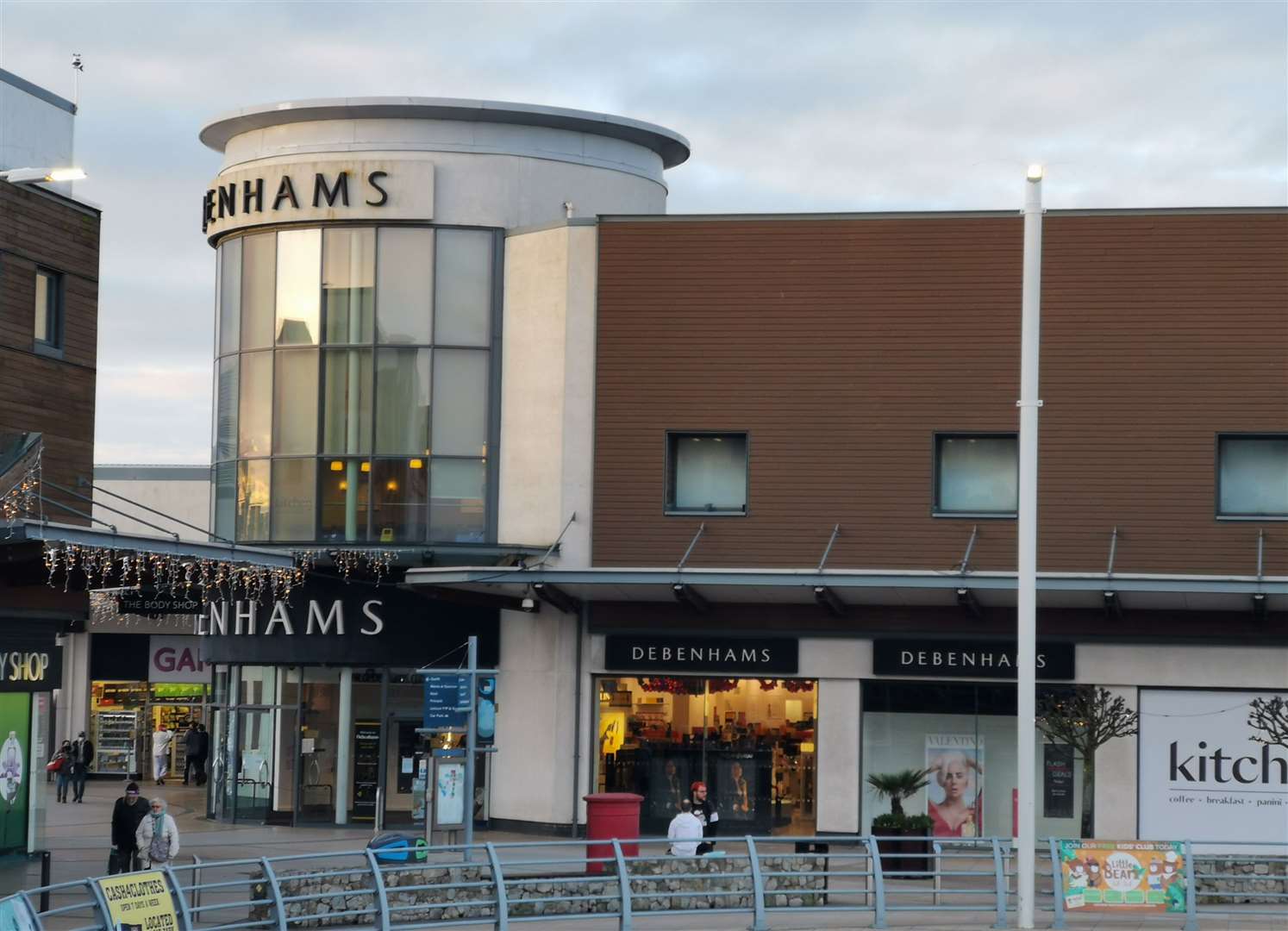 How the former Debenhams at Westwood Cross in Broadstairs used to look