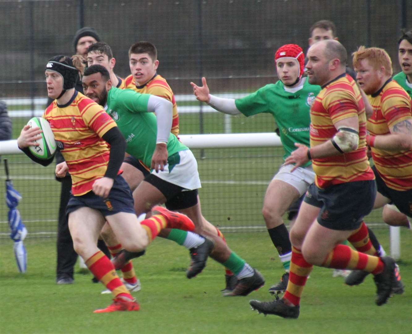 Medway hit their stride against London Irish Wild Geese. Picture: Paul Wardzynski