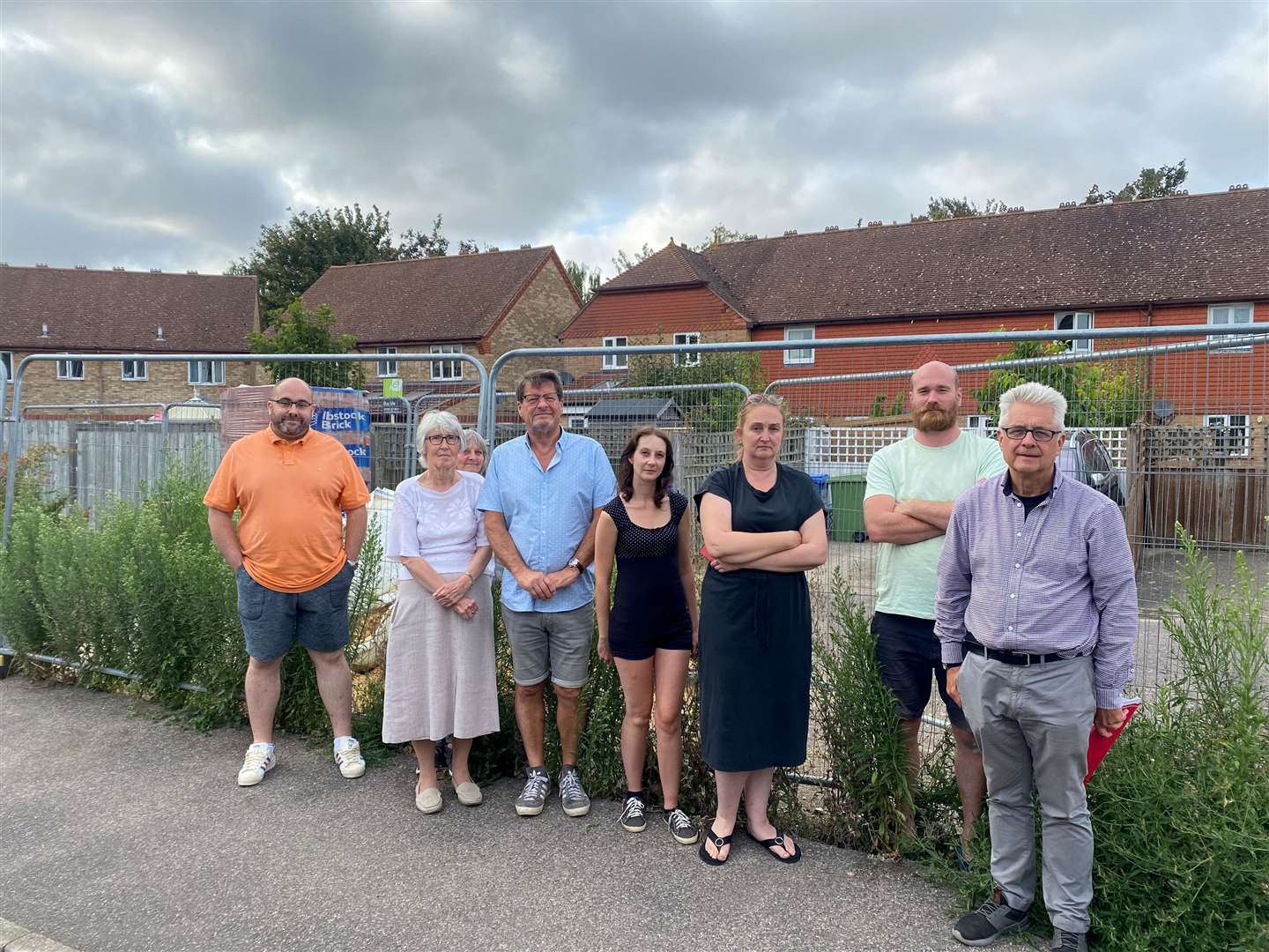 Residents have hit out at a housing association over the potential rebuilding of a brick wall