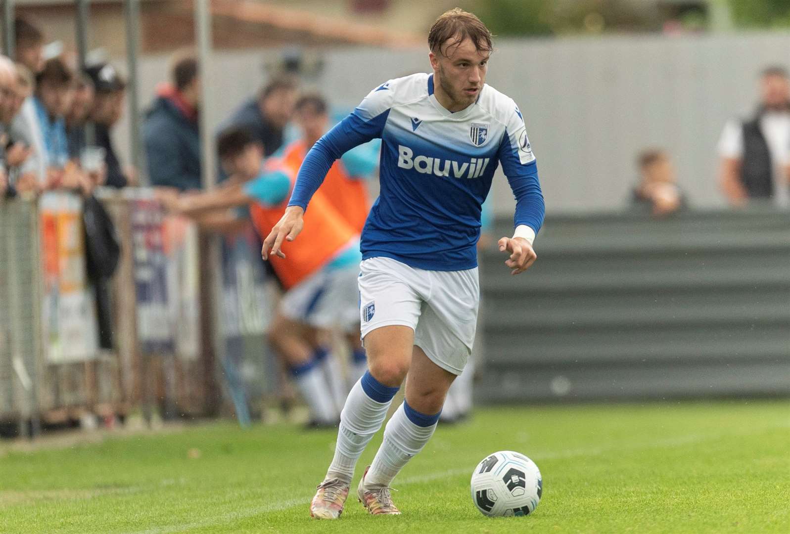 Gillingham youth striker Harry Bridle has joined Sheppey United on work experience loan Picture: @Julian_KPI