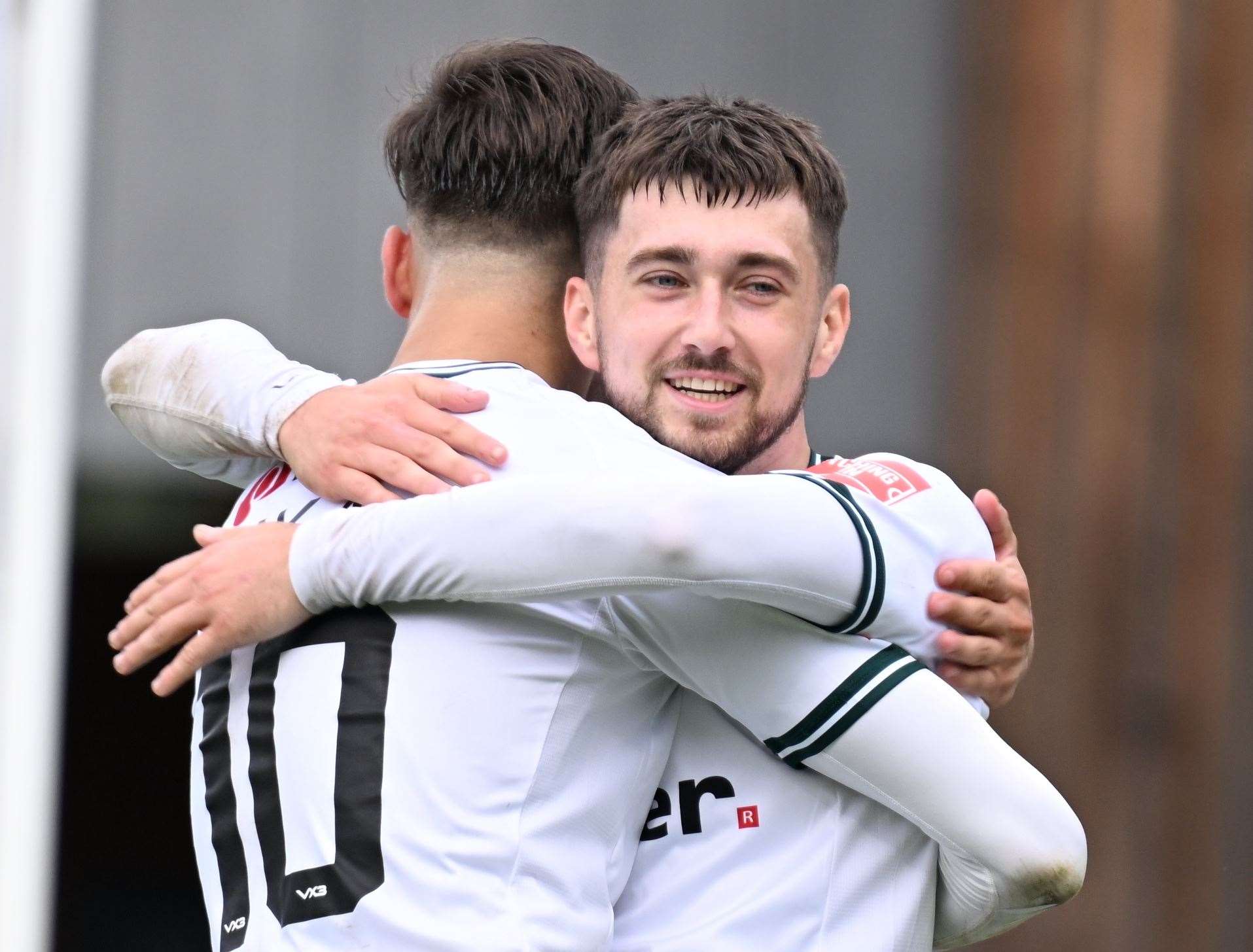 Alfie Matthews - opened the scoring as Dover won 4-2 at home to Hashtag United to go top of Isthmian Premier on Saturday. Picture: Barry Goodwin