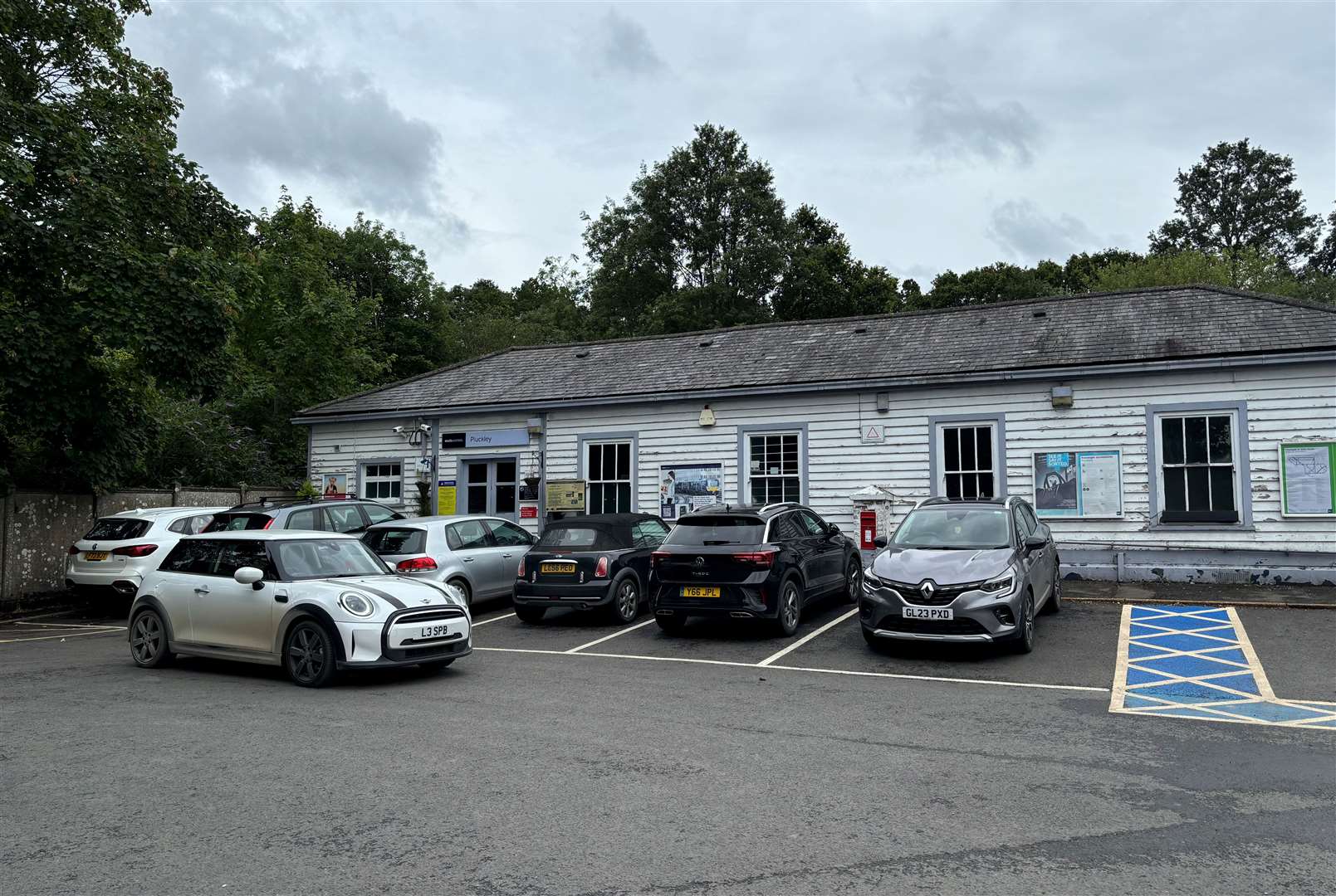 Pluckley station car park has just 50 spaces