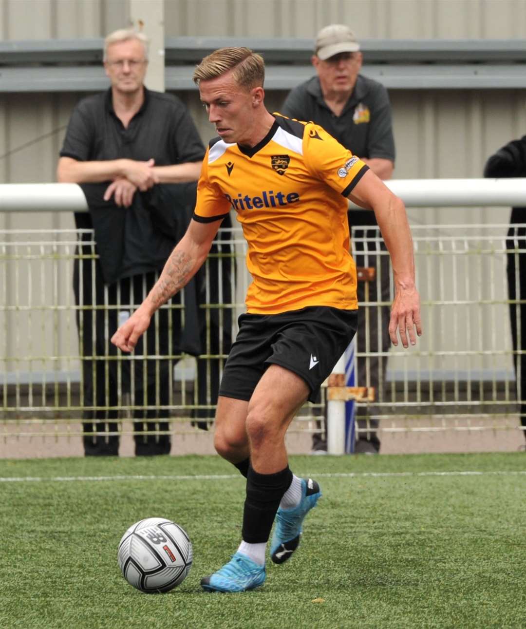 Sam Corne in action against Charlton U21s before suffering the injury that sidelined him at the start of the season Picture: Steve Terrell