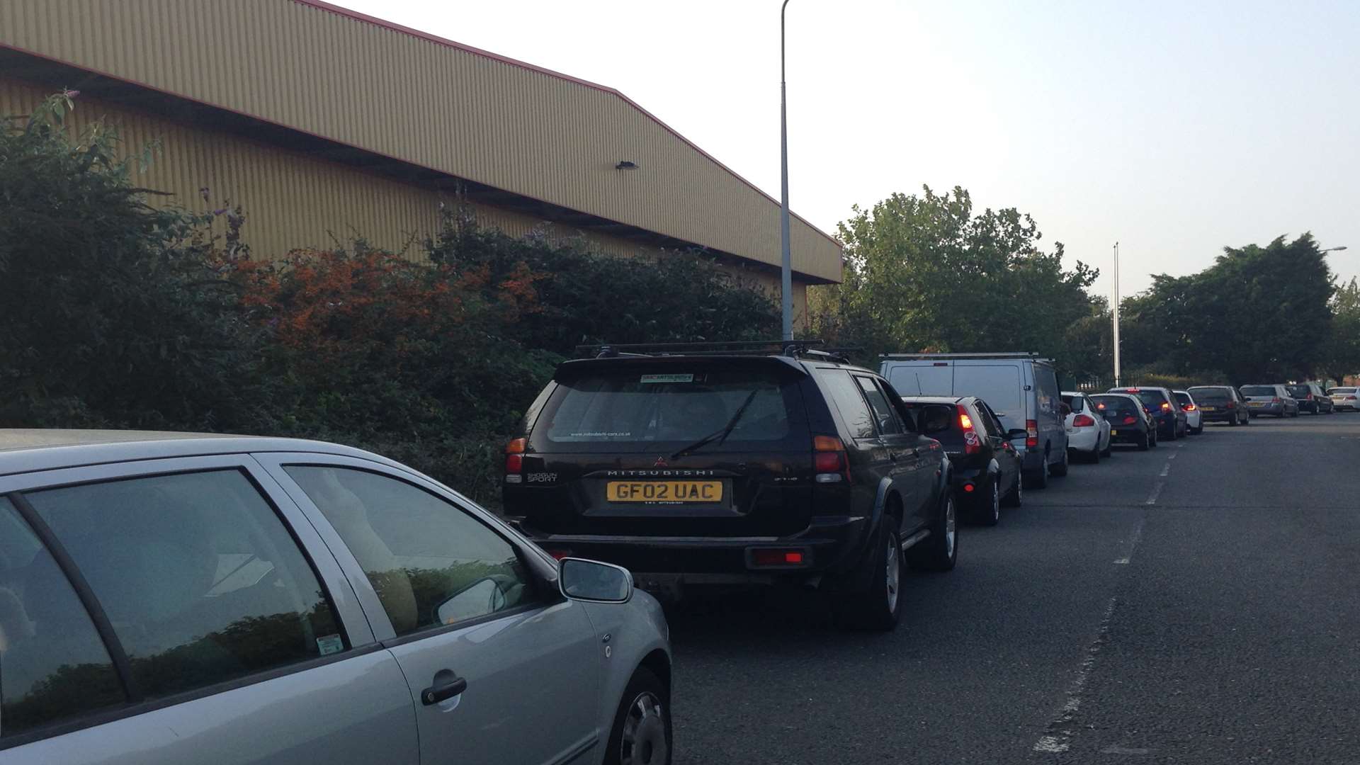 Traffic on the Medway City Estate in Strood