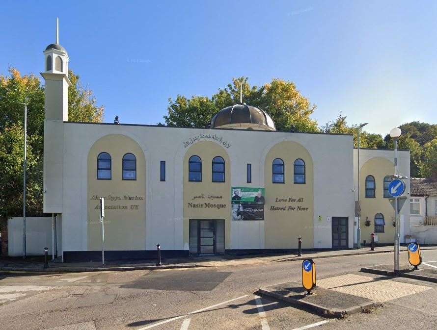 Nasir Mosque in Richmond Road, Gillingham. Picture: Google Maps