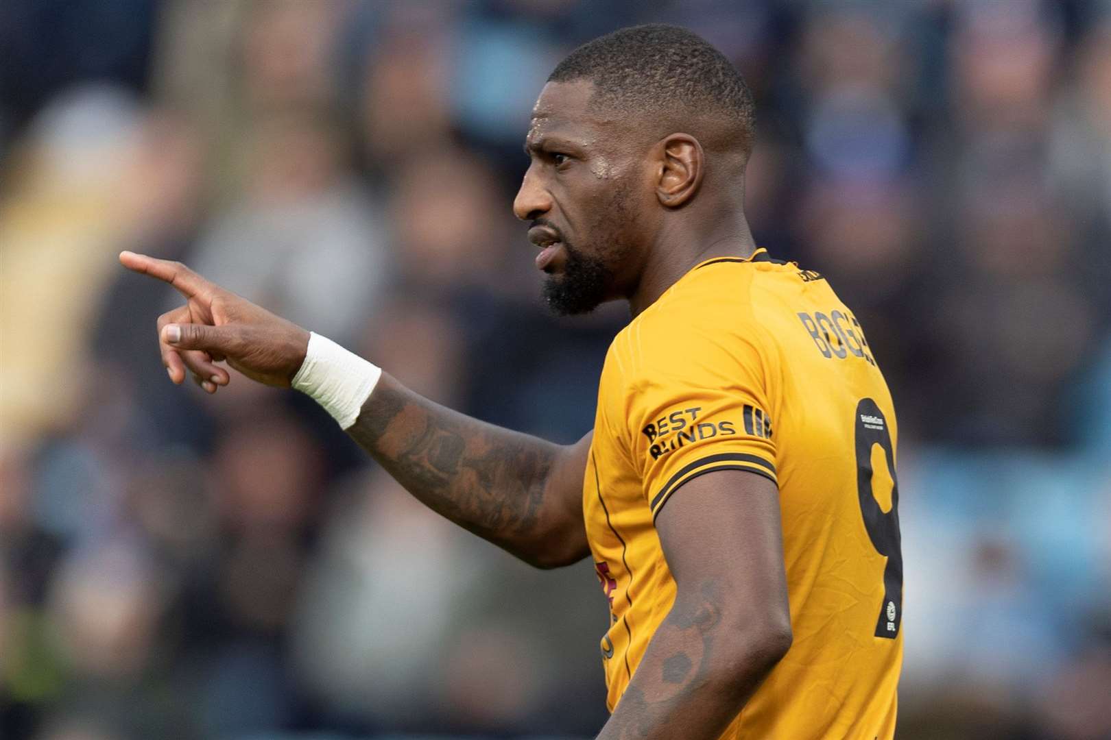 A Gillingham fan appeared to abuse Newport County goalscorer Omar Bogle