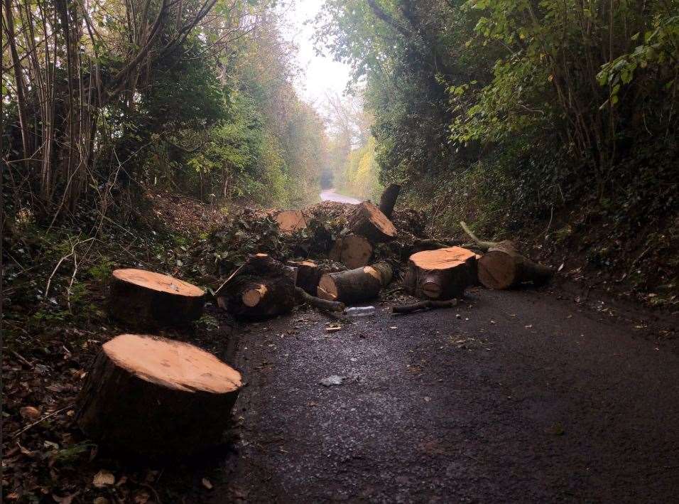 Stickens Lane, East Malling could be shut for up to seven days. Picture: @mallingmatters (20063032)