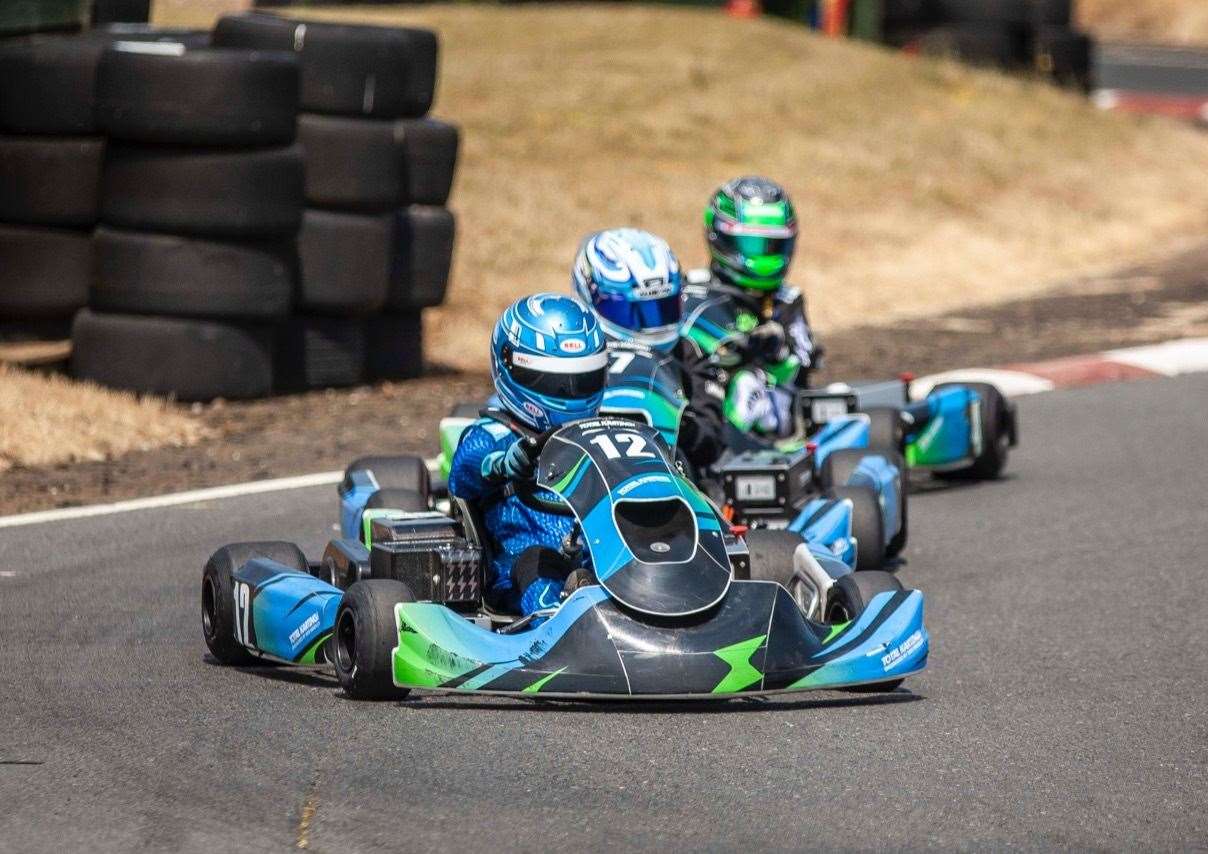 Thomas Merritt sets the pace in the Junior Light class. Picture: Gavin Rathbone / Car Scene Media