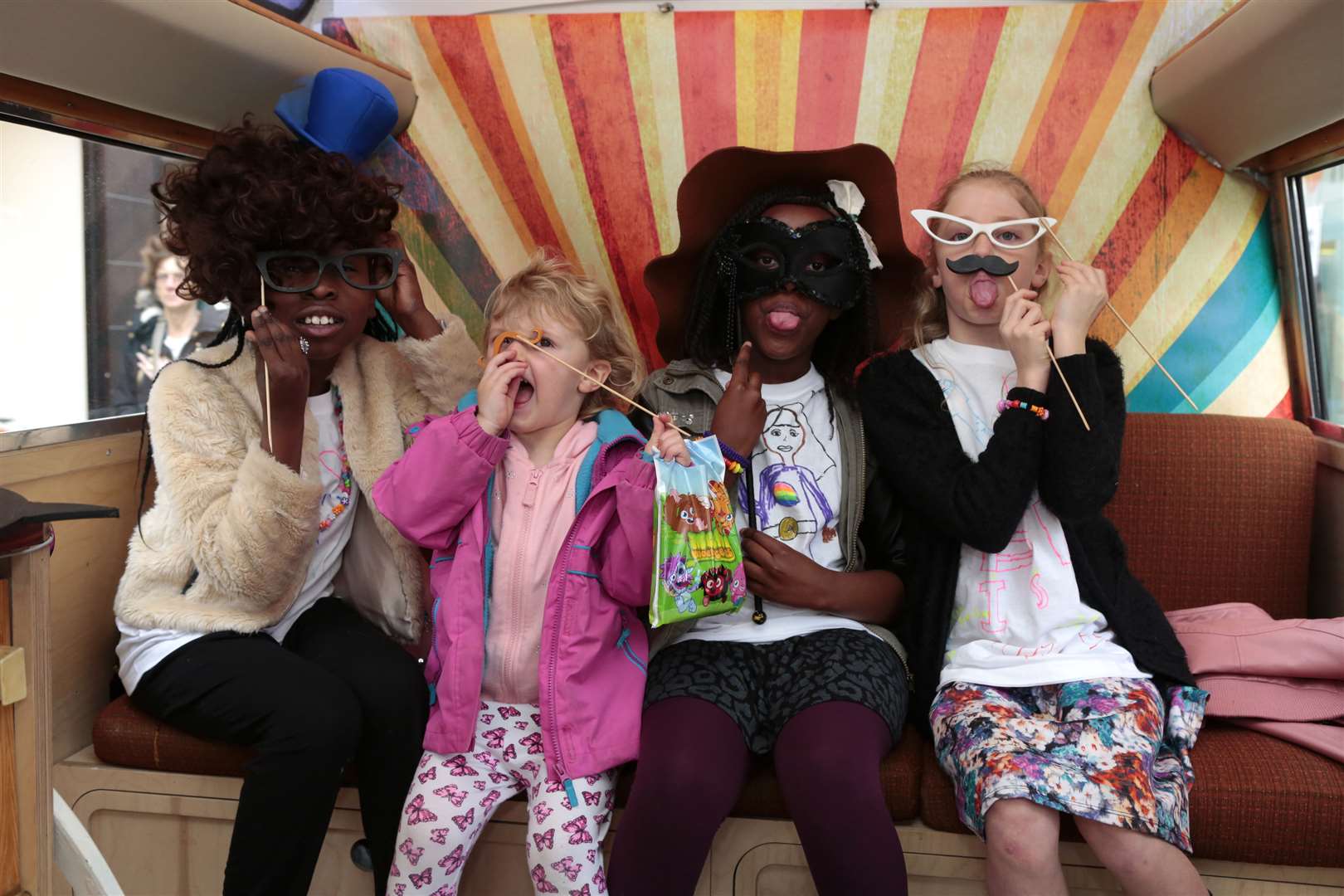 Debra Jones, Maria Soules, Angela Kichoka and Eloise Soules enjoy the Fremlin Fest. Picture: Martin Apps