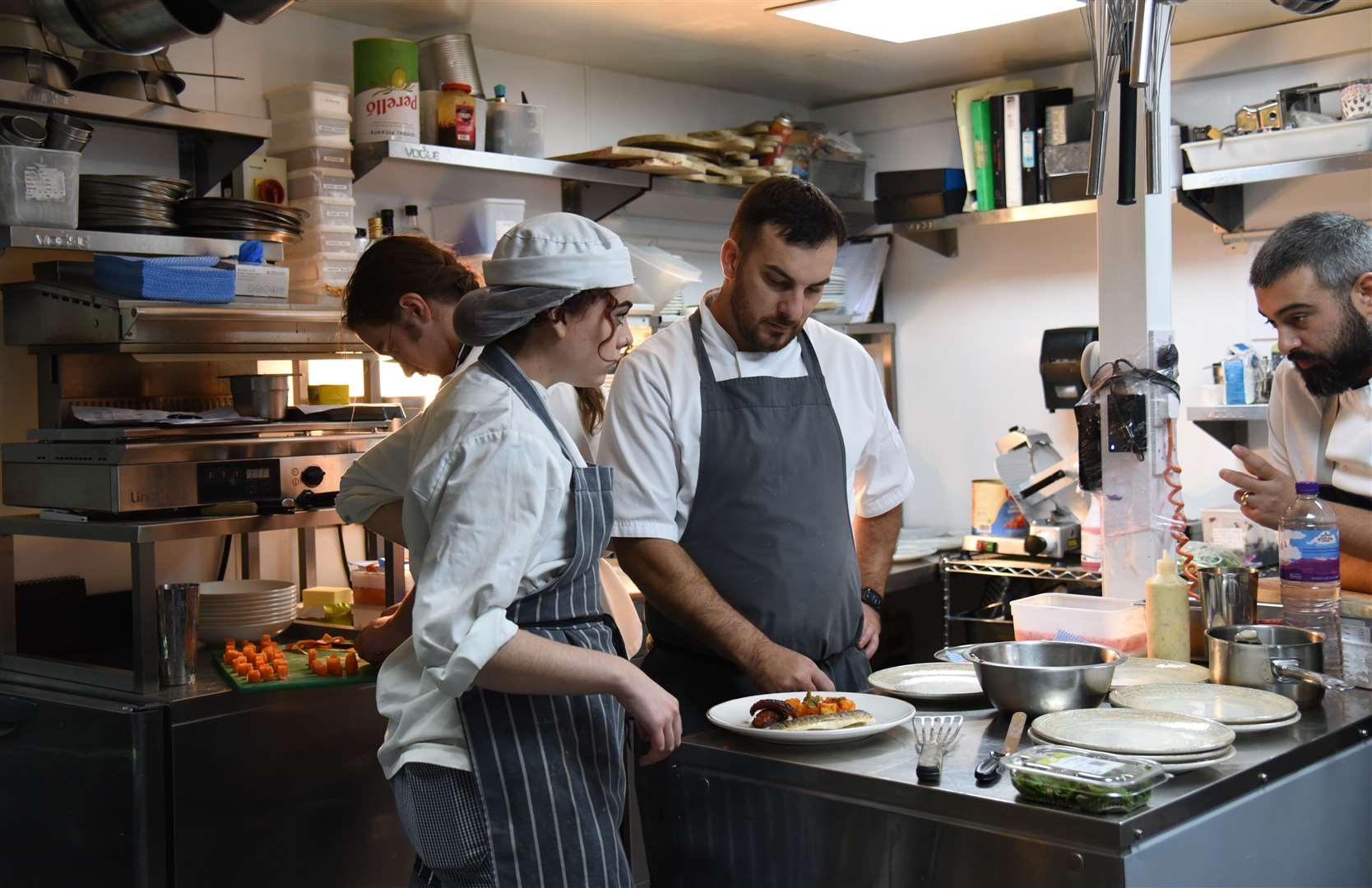 Emily Attwell was one of the Young Cooks 2022 finalists cooking up a storm at the Dog at Wingham showcase. Picture: KM Charity Team