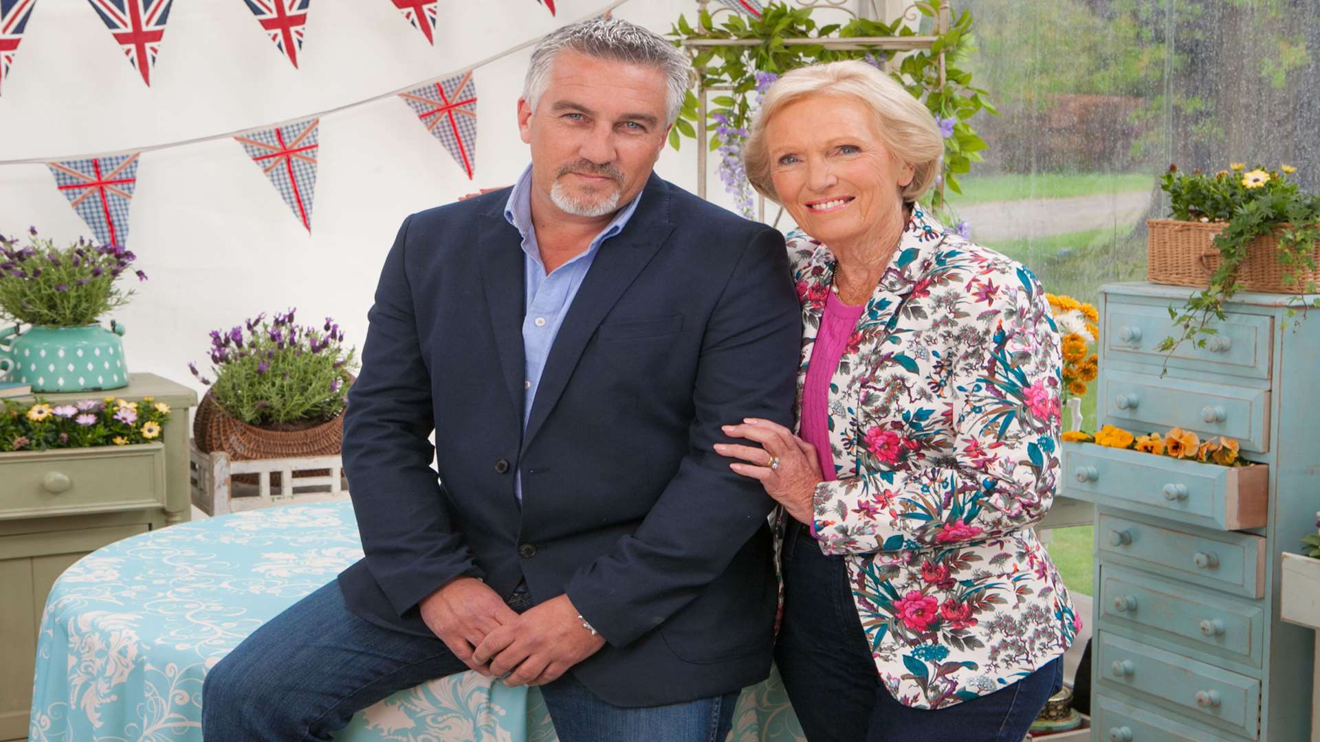 Great British Bake Off judges Paul Hollywood and Mary Berry.