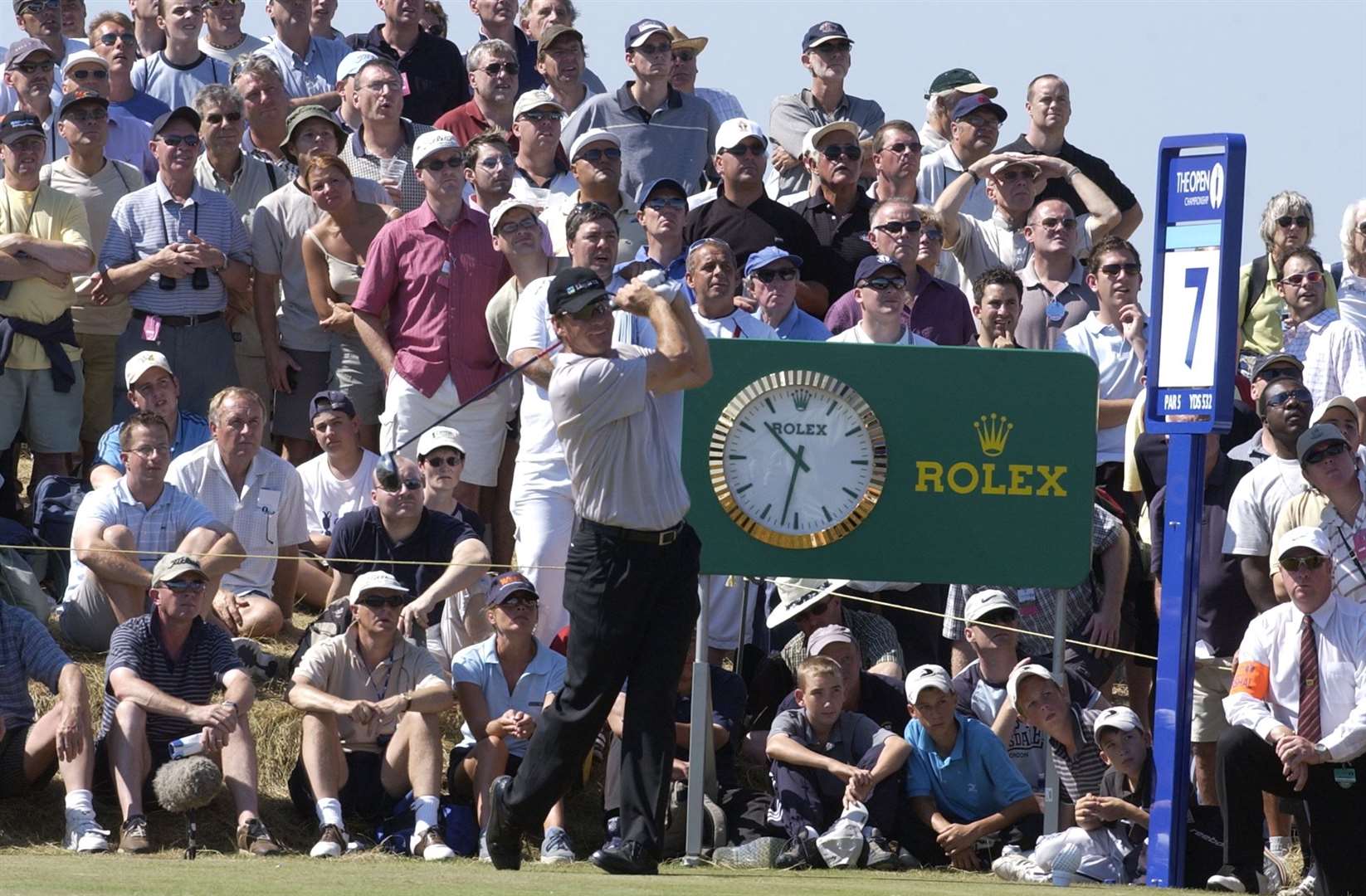 Nick Faldo at Royal St George's in 2003