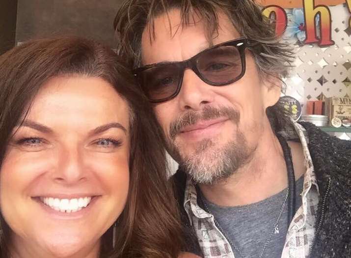 Lisa with Ethan Hawke