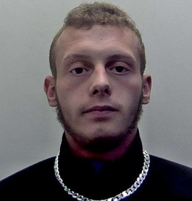 Riley Meadows later pleaded guilty to wounding with intent. Photo: Kent Police