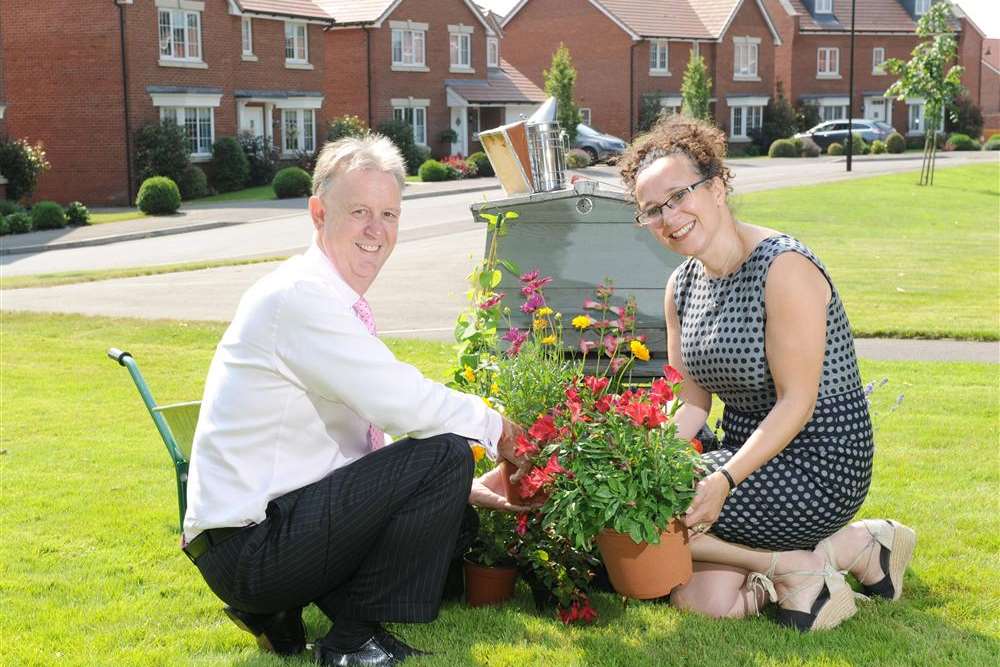 Mark Clare, Barratt Developments Group Chief Executive and Jane Moseley