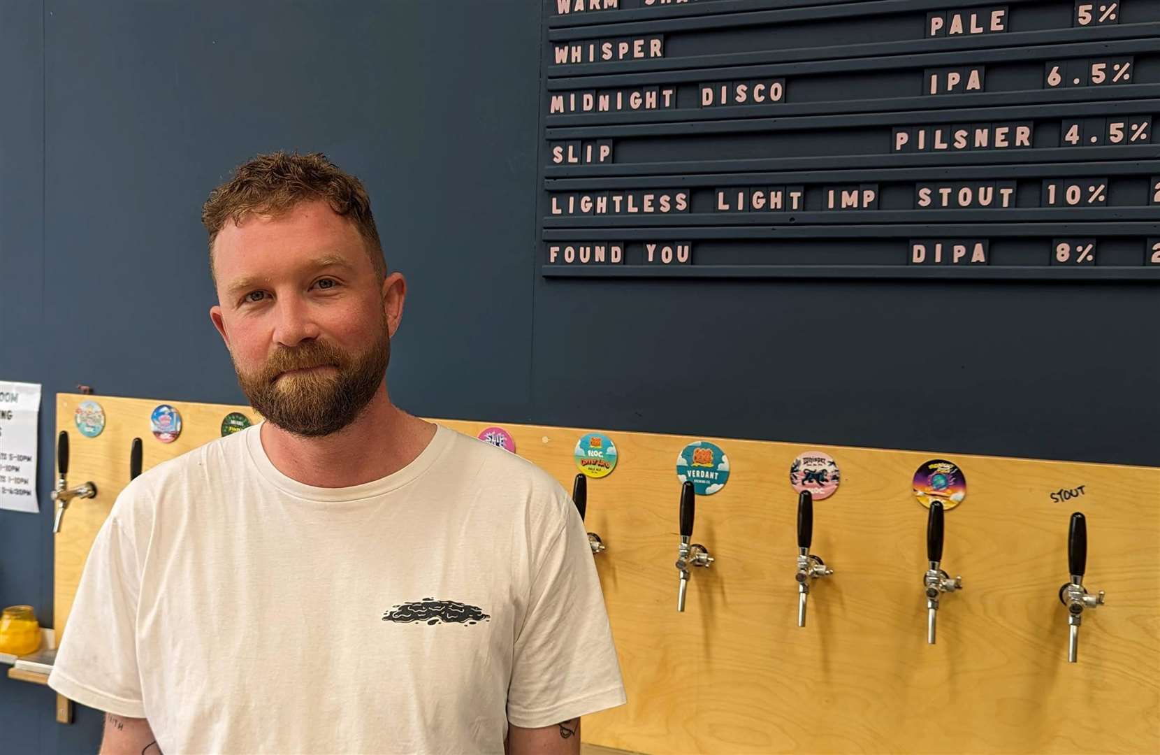 Eddie Hollis from Floc brewery and taproom