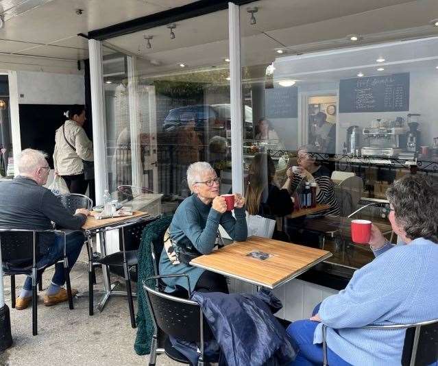 The West Malling Cafe in West Street, opened today. Picture: Nikki Meader