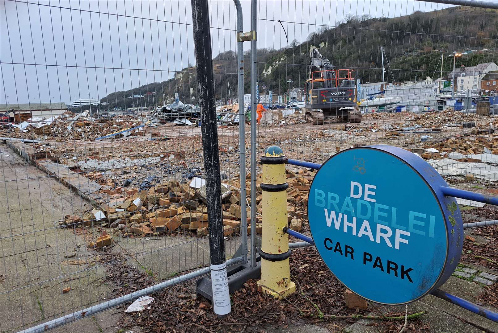 De Bradelei Wharf was reduced to rubble in December